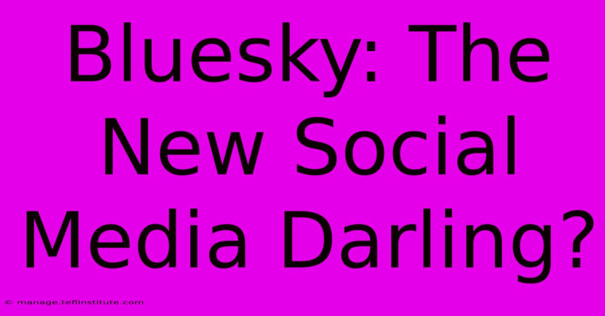 Bluesky: The New Social Media Darling?