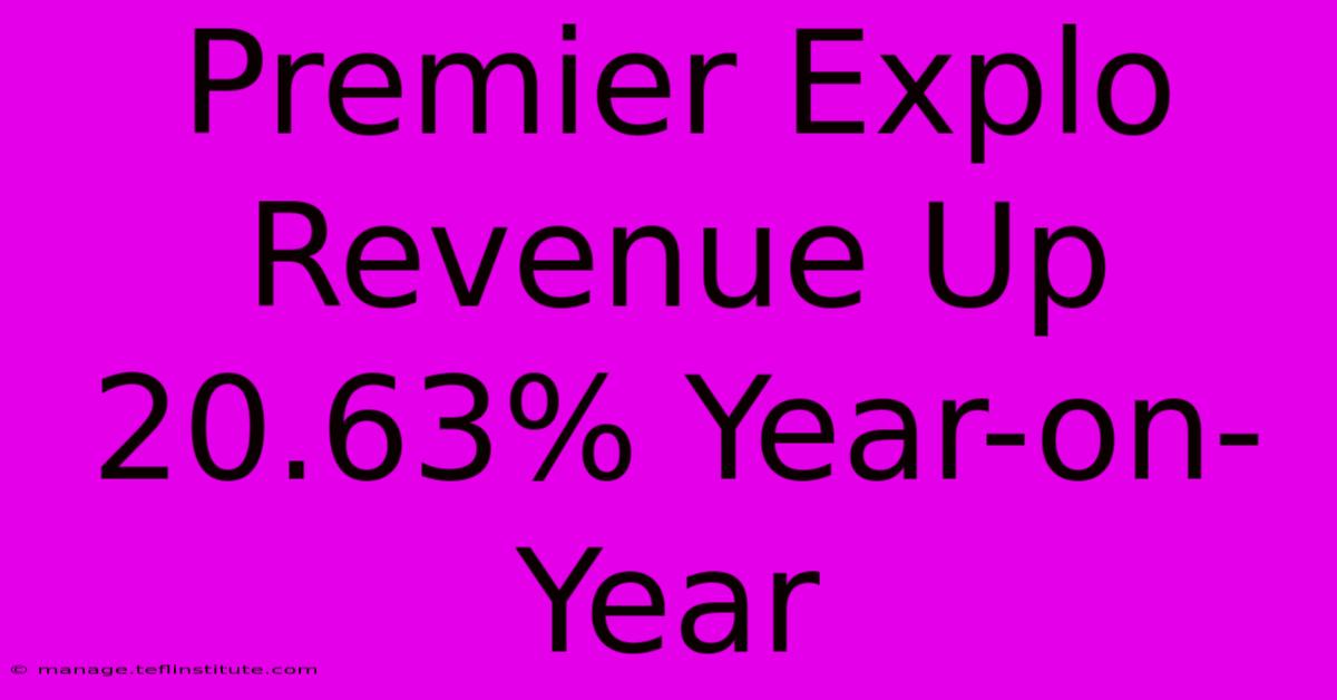 Premier Explo Revenue Up 20.63% Year-on-Year